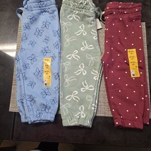 Kids Butterfly, Bow, and Polka Dot Bottoms Bundle Of 3